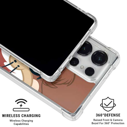 Looney Tunes Tasmanian Devil Up Close Galaxy S25 Ultra Clear Case