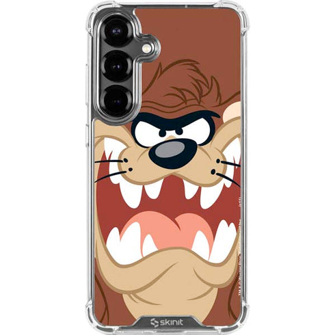 Looney Tunes Tasmanian Devil Up Close Galaxy S26 Clear Case