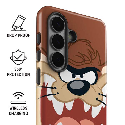 Looney Tunes Tasmanian Devil Up Close Galaxy S26 Impact Case