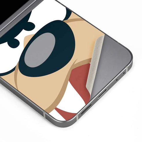 Looney Tunes Tasmanian Devil Up Close Galaxy Z Flip6 Skin