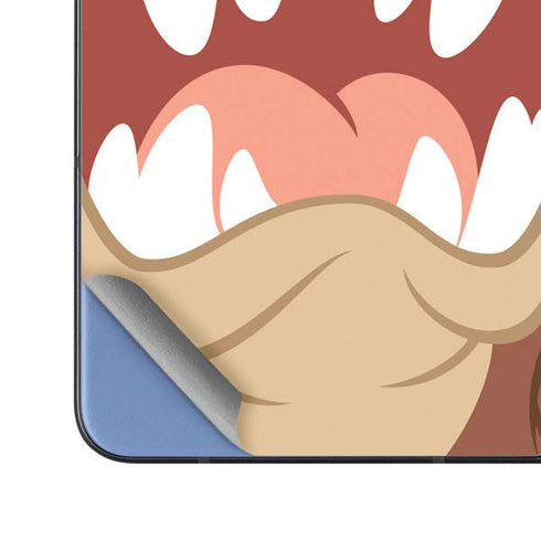 Looney Tunes Tasmanian Devil Up Close Galaxy Z Fold5 5G Skin