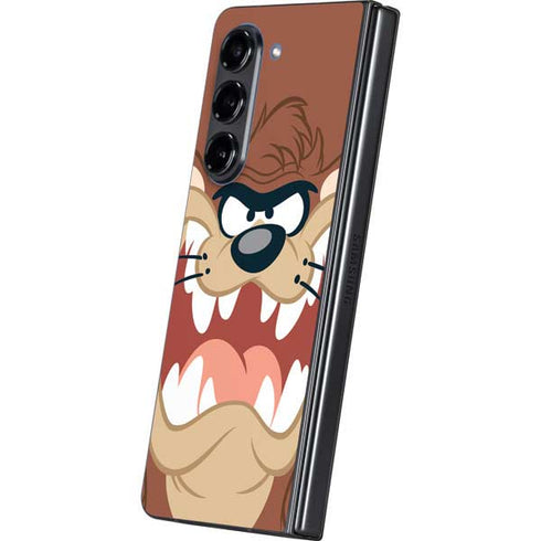 Looney Tunes Tasmanian Devil Up Close Galaxy Z Fold5 5G Skin