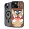 Looney Tunes Tasmanian Devil Up Close iPhone 14 Kickstand Case