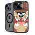 Looney Tunes Tasmanian Devil Up Close iPhone 15 Plus Kickstand Case