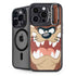 Looney Tunes Tasmanian Devil Up Close iPhone 15 Pro Kickstand Case
