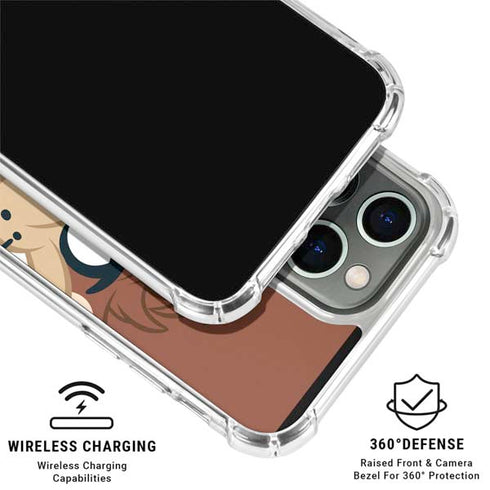Looney Tunes Tasmanian Devil Up Close iPhone 16 Pro Clear Case