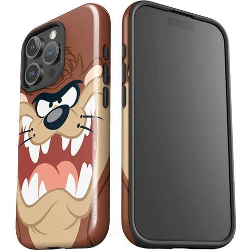 Looney Tunes Tasmanian Devil Up Close iPhone 16 Pro Impact Case