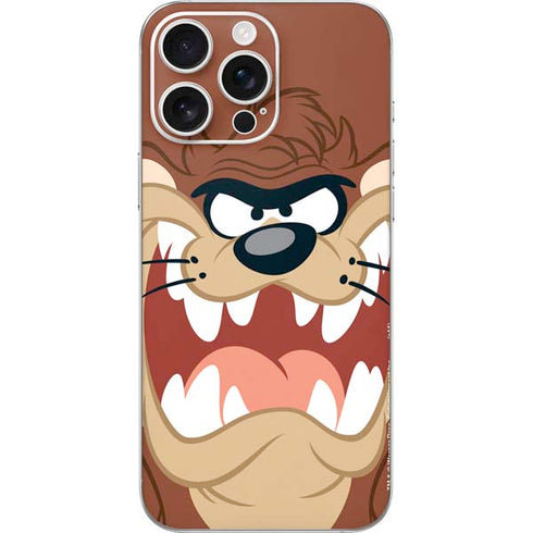 Looney Tunes Tasmanian Devil Up Close iPhone 16 Pro Max Skin