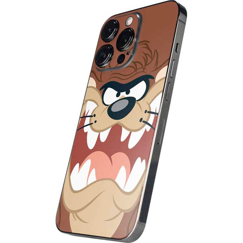 Looney Tunes Tasmanian Devil Up Close iPhone 16 Pro Max Skin
