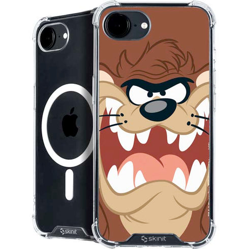 Looney Tunes Tasmanian Devil Up Close iPhone 16e MagSafe Case