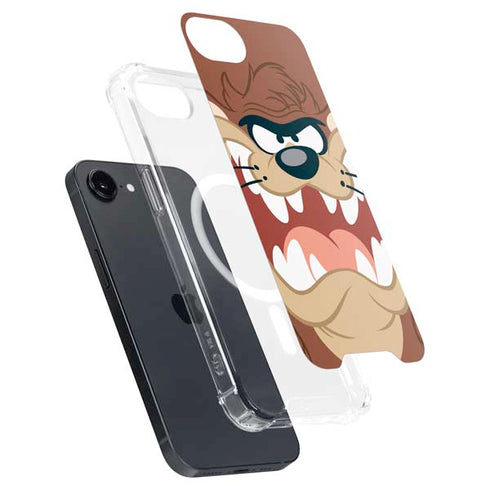 Looney Tunes Tasmanian Devil Up Close iPhone 16e MagSafe Case
