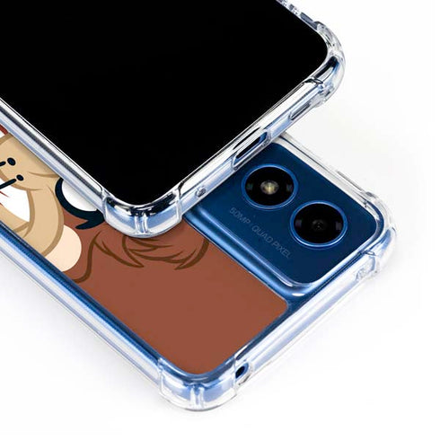 Looney Tunes Tasmanian Devil Up Close Moto G 5G (2024) Clear Case