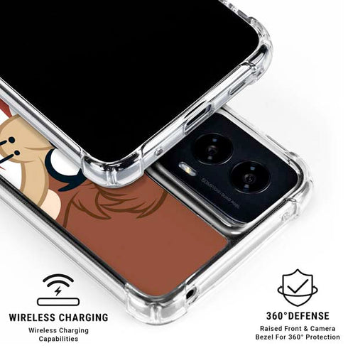 Looney Tunes Tasmanian Devil Up Close Moto G Power 5G (2024) Clear Case
