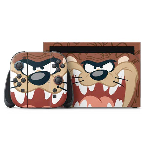 Looney Tunes Tasmanian Devil Up Close Nintendo Switch 2 (2025) with Joy-Con Skin