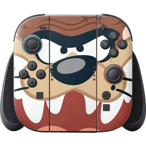 Looney Tunes Tasmanian Devil Up Close Nintendo Switch 2 (2025) Joy-Con Controller Skin
