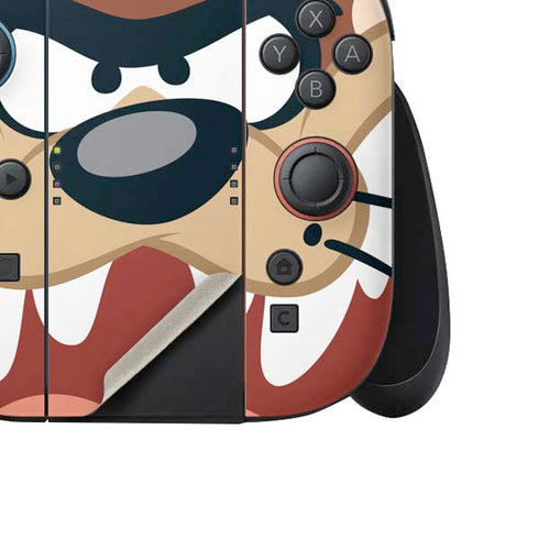 Looney Tunes Tasmanian Devil Up Close Nintendo Switch 2 (2025) Joy-Con Controller Skin