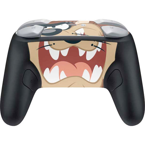 Looney Tunes Tasmanian Devil Up Close Nintendo Switch 2 (2025) Pro Controller Skin