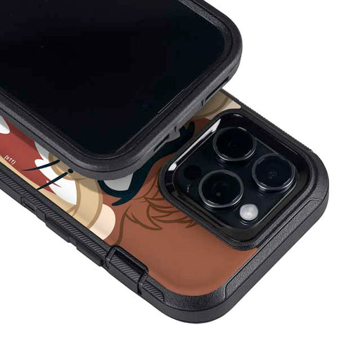 Looney Tunes Tasmanian Devil Up Close Otterbox Defender iPhone Skin