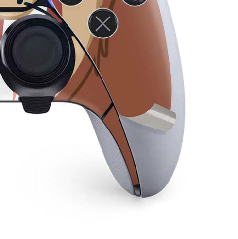 Looney Tunes Tasmanian Devil Up Close PS5 DualSense Edge Pro Controller Skin