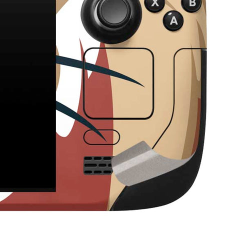 Looney Tunes Tasmanian Devil Up Close Steam Deck Handheld Gaming Computer Skin