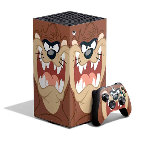 Looney Tunes Tasmanian Devil Up Close XBox Series X Digital Edition Bundle Skin