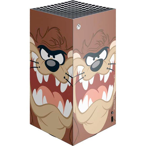 Looney Tunes Tasmanian Devil Up Close XBox Series X Digital Edition Console Skin