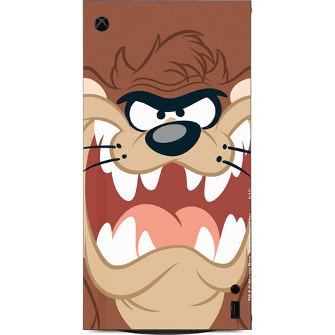 Looney Tunes Tasmanian Devil Up Close XBox Series X Digital Edition Console Skin