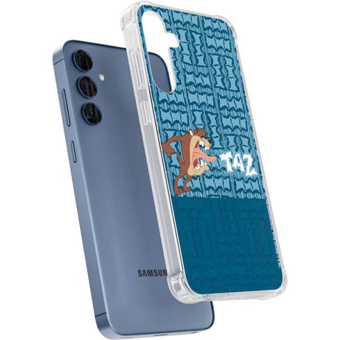 Looney Tunes Tasmanian Devil Yell Galaxy A55 5G Clear Case