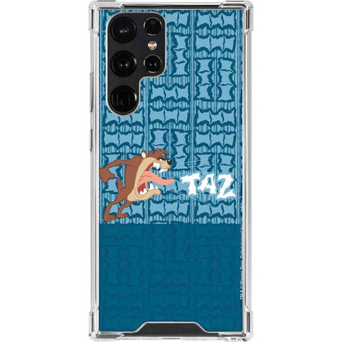 Looney Tunes Tasmanian Devil Yell Galaxy S23 Ultra Clear Case