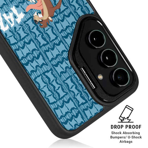 Looney Tunes Tasmanian Devil Yell Galaxy S25 Kickstand Case