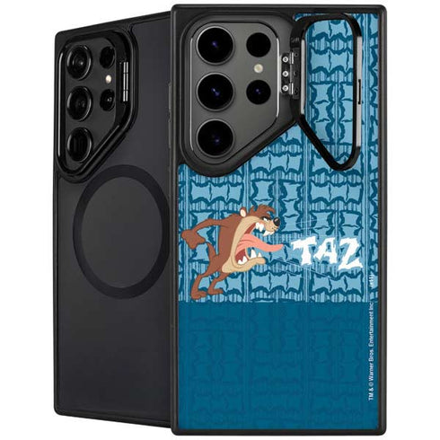Looney Tunes Tasmanian Devil Yell Galaxy S25 Ultra Kickstand Case