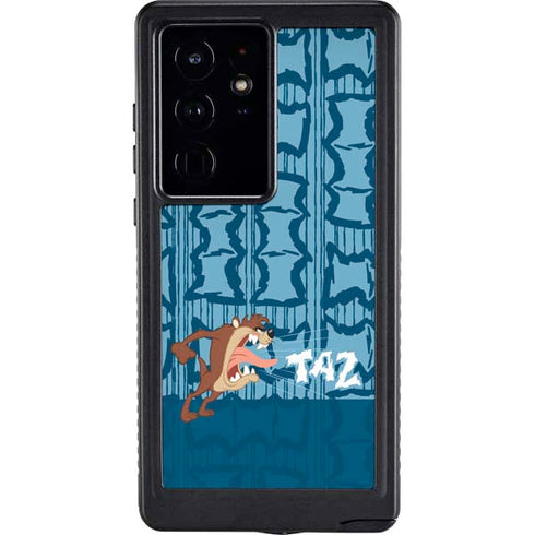 Looney Tunes Tasmanian Devil Yell Galaxy S24 Ultra Waterproof Case