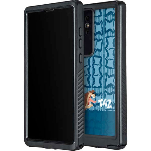 Looney Tunes Tasmanian Devil Yell Galaxy S24 Ultra Waterproof Case
