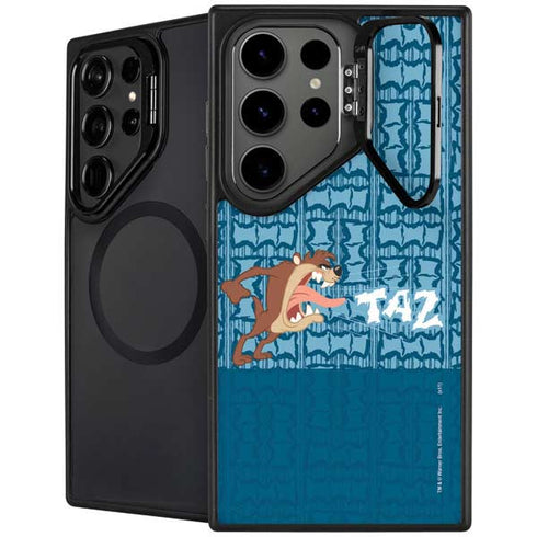 Looney Tunes Tasmanian Devil Yell Galaxy S26 Ultra Kickstand Case