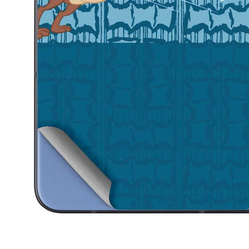 Looney Tunes Tasmanian Devil Yell Galaxy Z Fold5 5G Skin