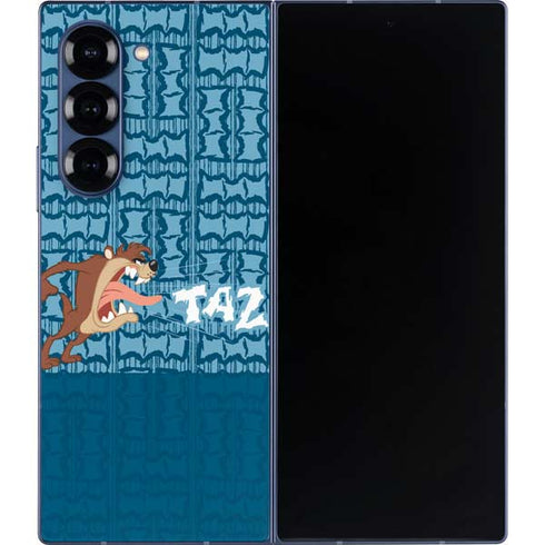 Looney Tunes Tasmanian Devil Yell Galaxy Z Fold6 Skin