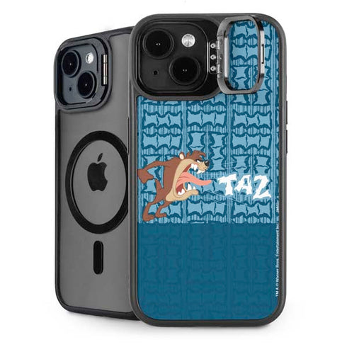 Looney Tunes Tasmanian Devil Yell iPhone 15 Plus Kickstand Case