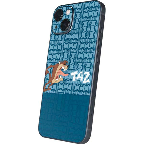 Looney Tunes Tasmanian Devil Yell iPhone 15 Skin