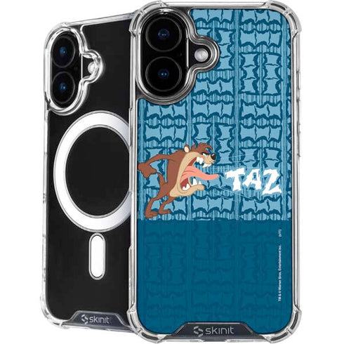 Looney Tunes Tasmanian Devil Yell iPhone 16 MagSafe Case