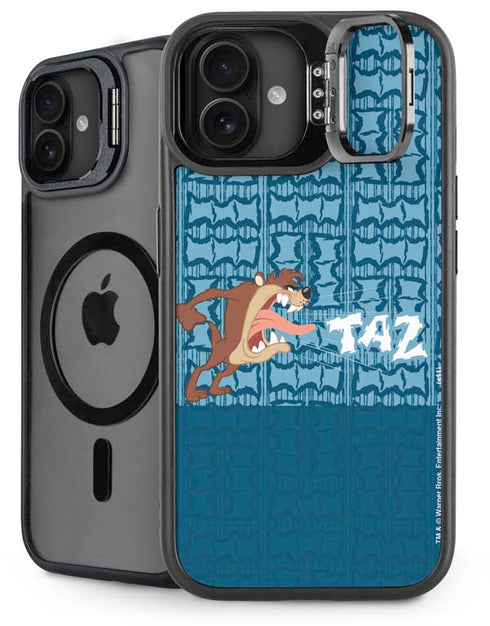 Looney Tunes Tasmanian Devil Yell iPhone 16 Plus Kickstand Case