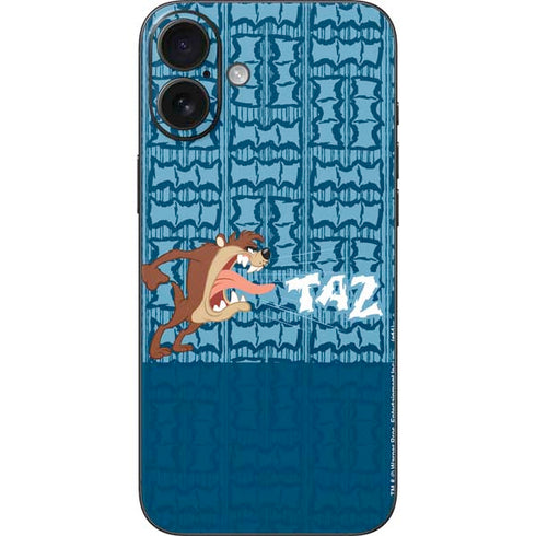 Looney Tunes Tasmanian Devil Yell iPhone 16 Plus Skin