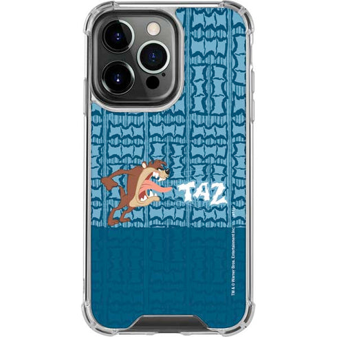 Looney Tunes Tasmanian Devil Yell iPhone 16 Pro Clear Case