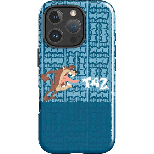 Looney Tunes Tasmanian Devil Yell iPhone 16 Pro Impact Case