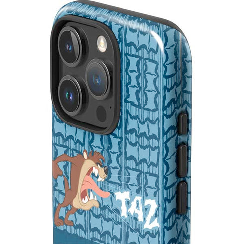 Looney Tunes Tasmanian Devil Yell iPhone 16 Pro Max Impact Case