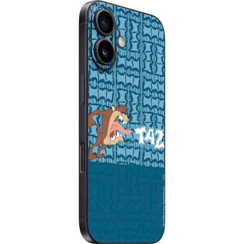 Looney Tunes Tasmanian Devil Yell iPhone 16 Skin
