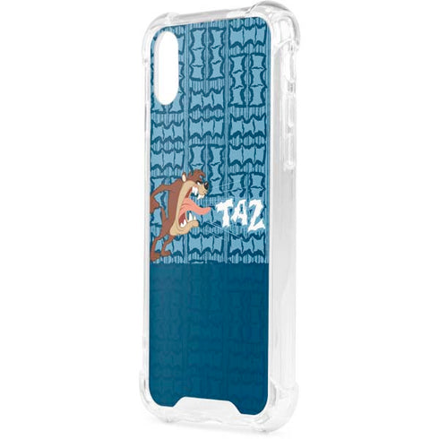 Looney Tunes Tasmanian Devil Yell iPhone XS Clear Case
