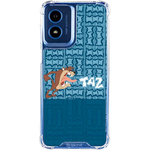 Looney Tunes Tasmanian Devil Yell Moto G Play 4G (2024) Clear Case