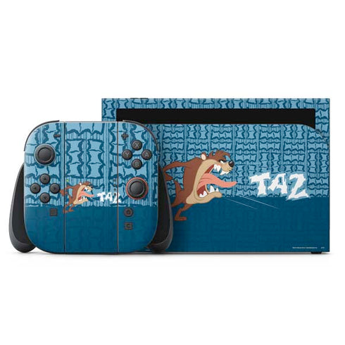 Looney Tunes Tasmanian Devil Yell Nintendo Switch 2 (2025) with Joy-Con Skin