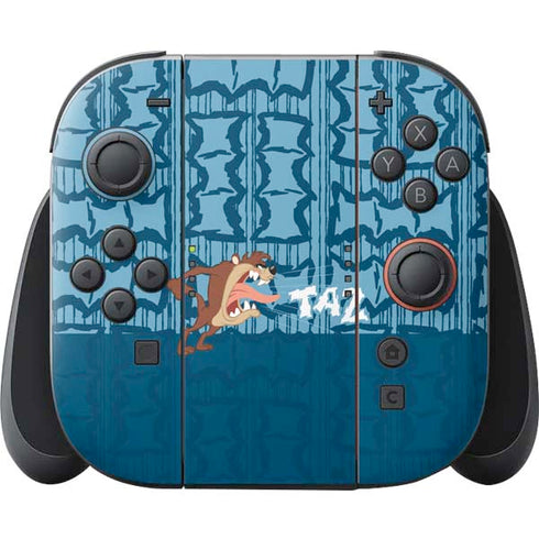 Looney Tunes Tasmanian Devil Yell Nintendo Switch 2 (2025) Joy-Con Controller Skin