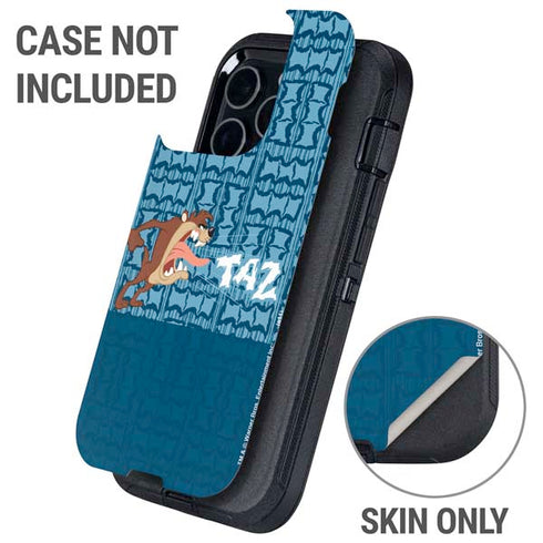 Looney Tunes Tasmanian Devil Yell Otterbox Defender iPhone Skin